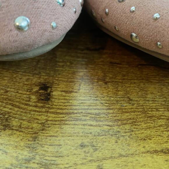 Time & Tru Dusty Pink Studded Rounded Toe Mules - Picture 11 of 11